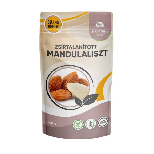 ZSÍRTALANÍTOTT MANDULALISZT 500 gr