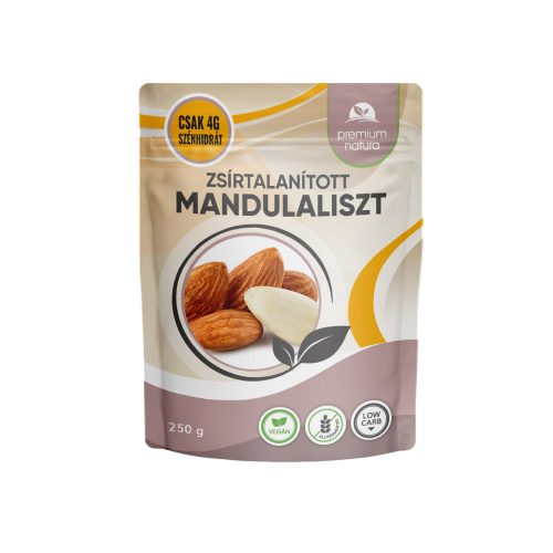 ZSÍRTALANÍTOTT MANDULALISZT 250 gr