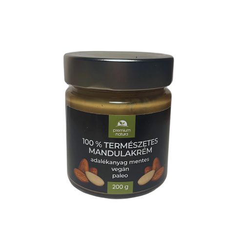 100% TERMÉSZETES MANDULAKRÉM 200 gr